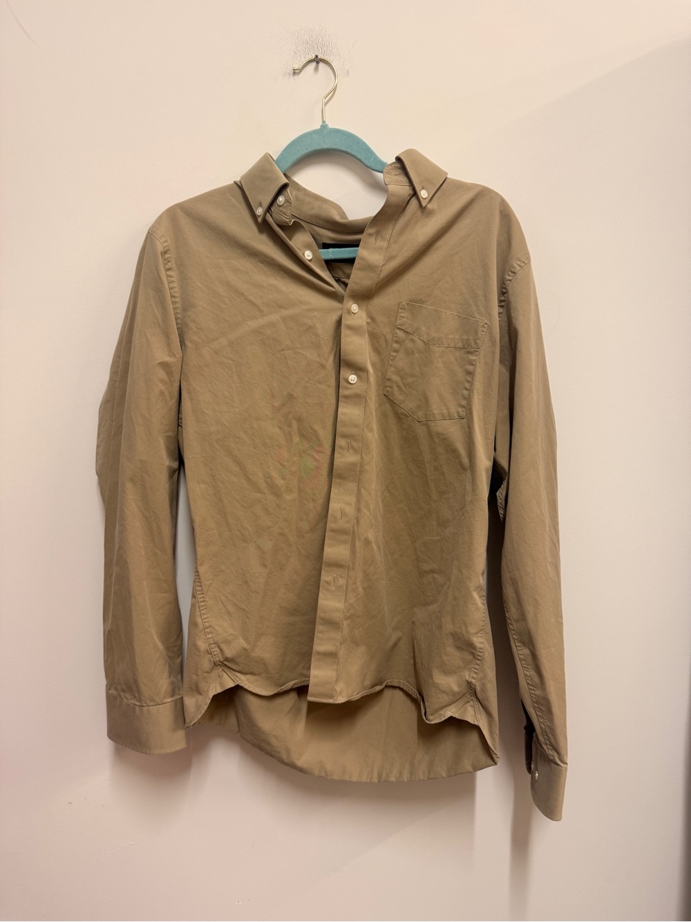 The Tie Bar Boys Khaki Button-Down Shirt